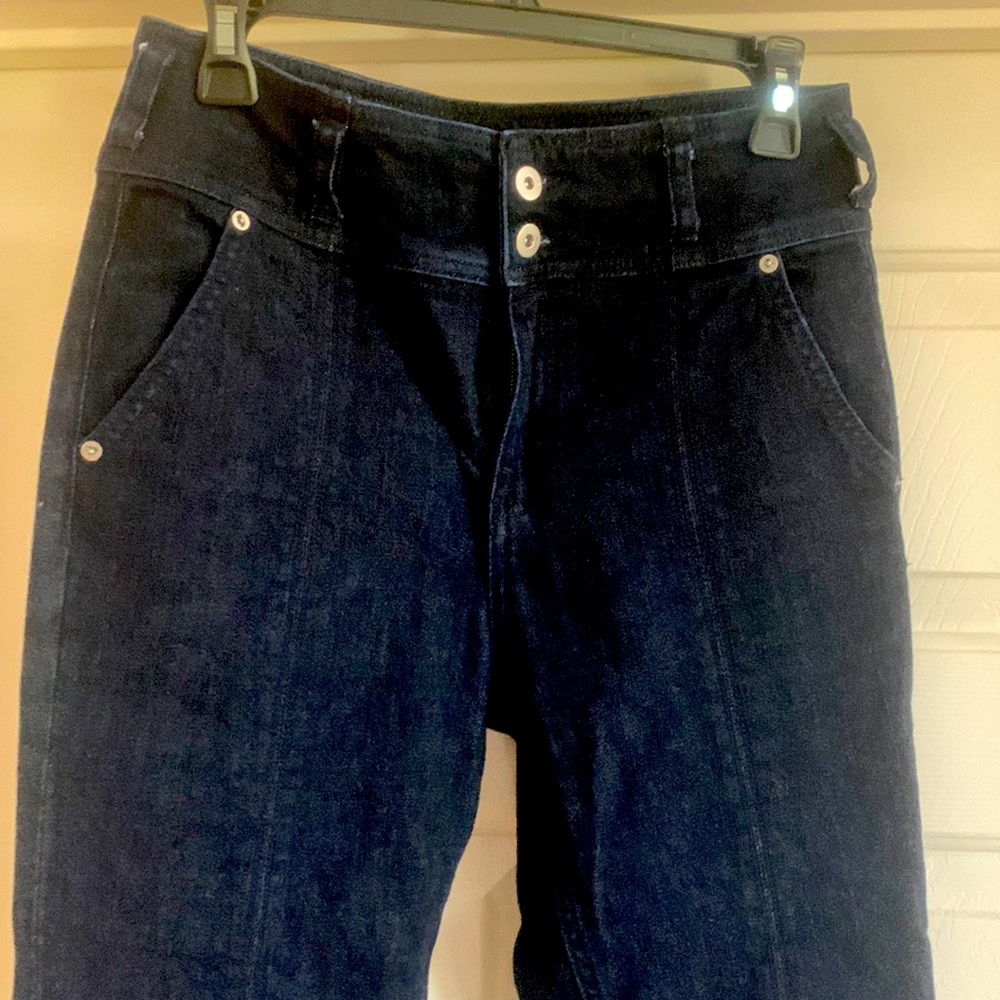 Anthropologie, Pilcro and the Letterpress, dark denim 98% cotton jeans. NWOT.